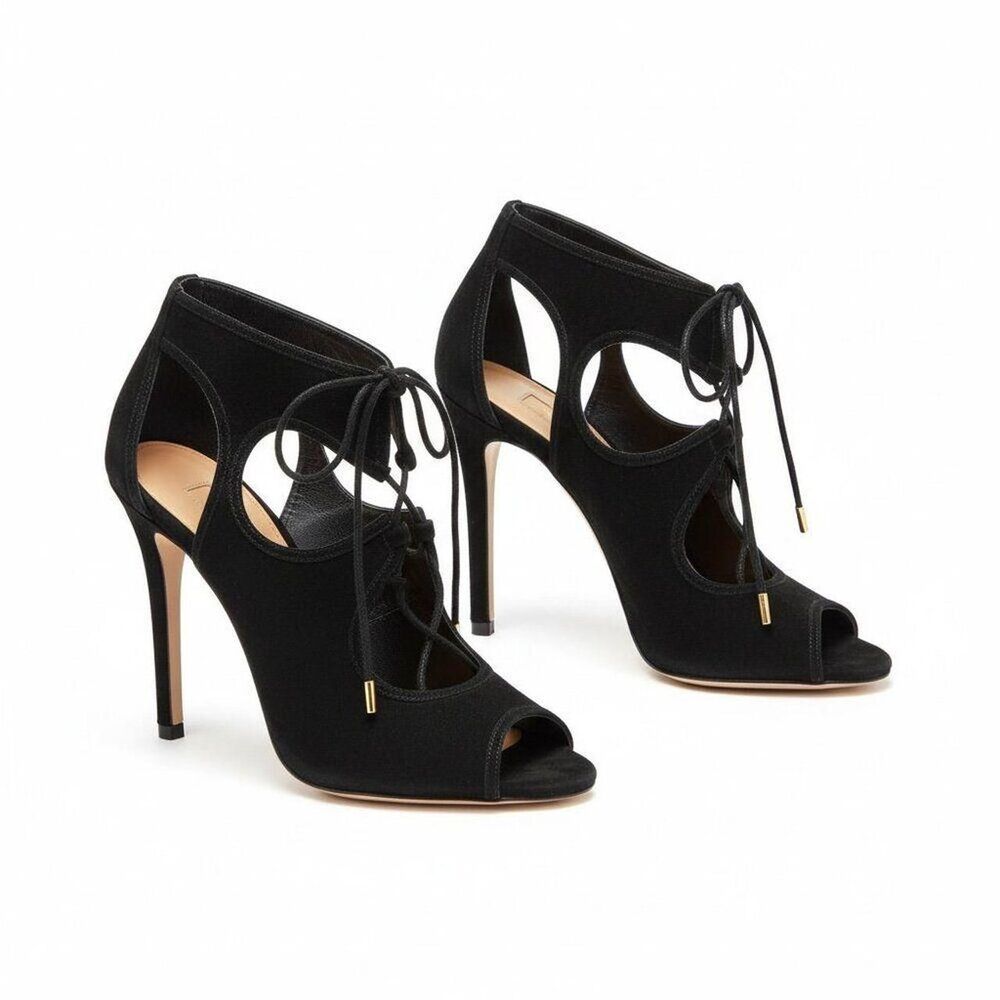 Aquazzura Women's Black Courts